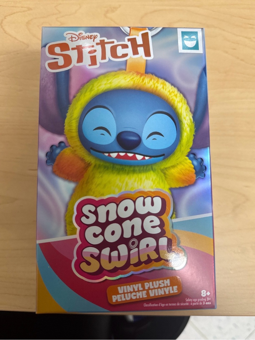 Disney Snow Cone Swirl Stitch Bag Charm Plush Unopened